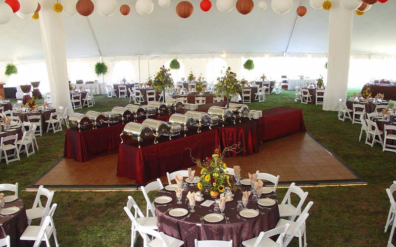 Wedding Tent Reception Evansville